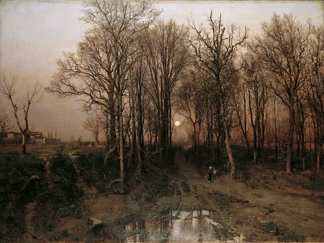 Vorfrühling in der Penzinger Au by Robert Russ