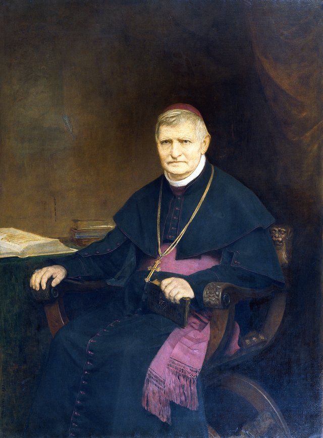painting of Kardinal Johann Rudolf Kutschker by Franz Rumpler