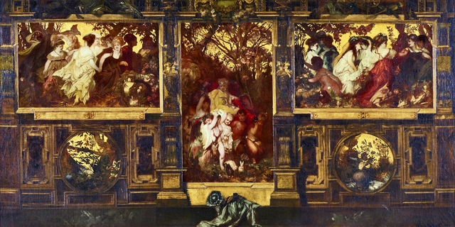 Modern cupid by Hans Makart