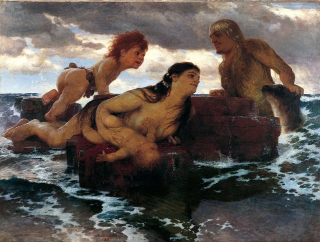 Sea Idyll by Arnold Böcklin