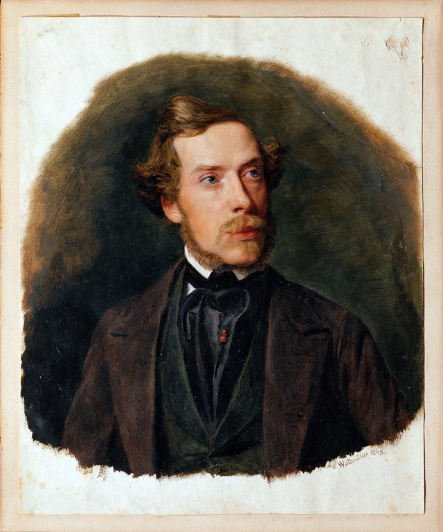 Gustav Barth, Chormeister des Wiener Männergesangsvereins by Ferdinand Georg Waldmüller