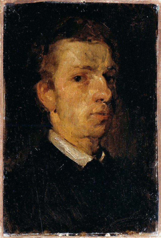 Der Maler August Cesar by Hans von Marées