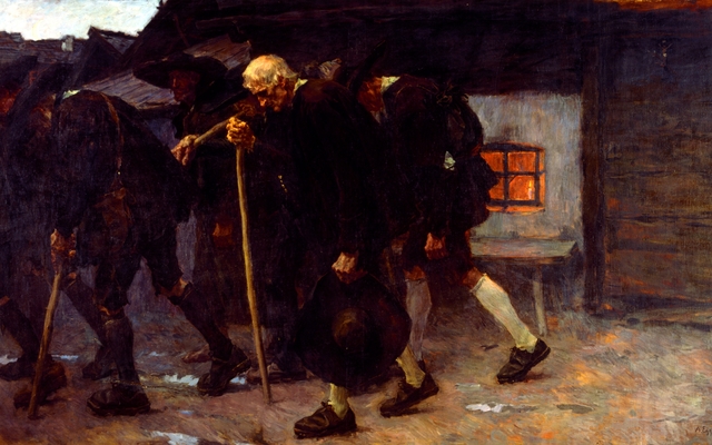 Nach dem Friedensschluss by Albin Egger-Lienz
