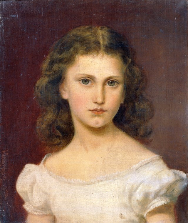 Sidonie Schrotzberg, die Tochter des Künstlers by Franz Schrotzberg