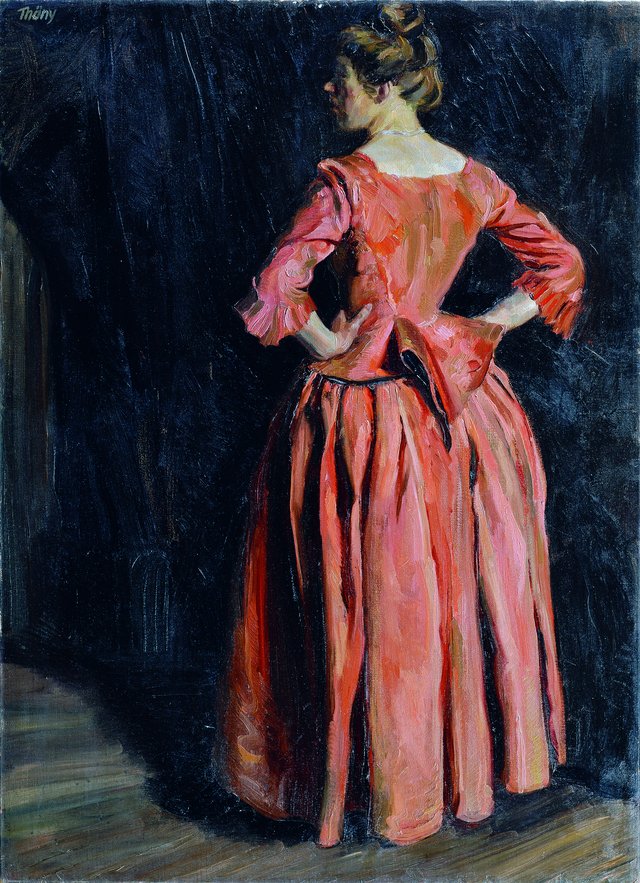Damenbildnis by Wilhelm Thöny