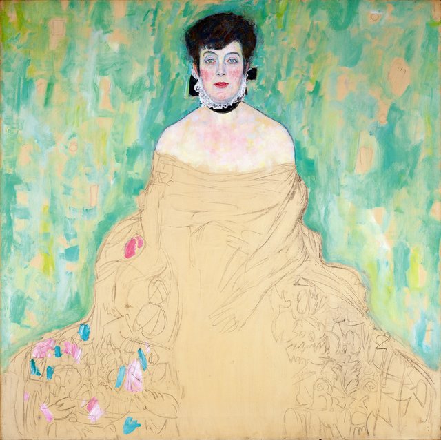 Portrait of Amalie Zuckerkandl by Gustav Klimt