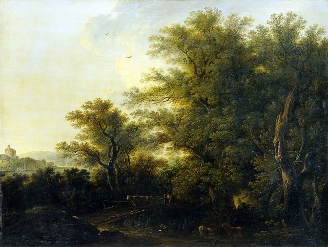 Waldausgang by Johann Josef Schindler