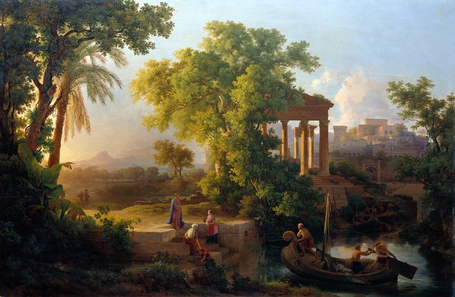Landscape with the Vocation of St Peter by Károly Markó