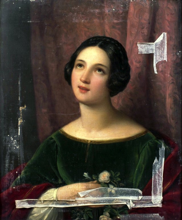Girl with Flowers by Natale Schiavoni