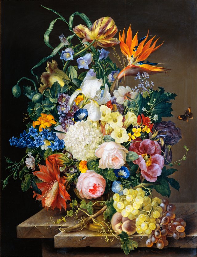 Flower piece by Franz Xaver Petter