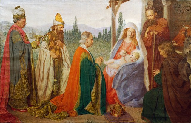 The Adoration of the Three Kings by Tom von Dreger
