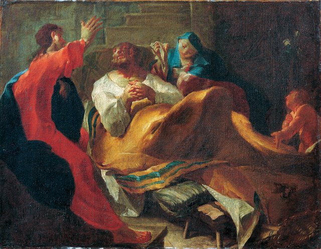 Death of Saint Joseph by Franz Sigrist