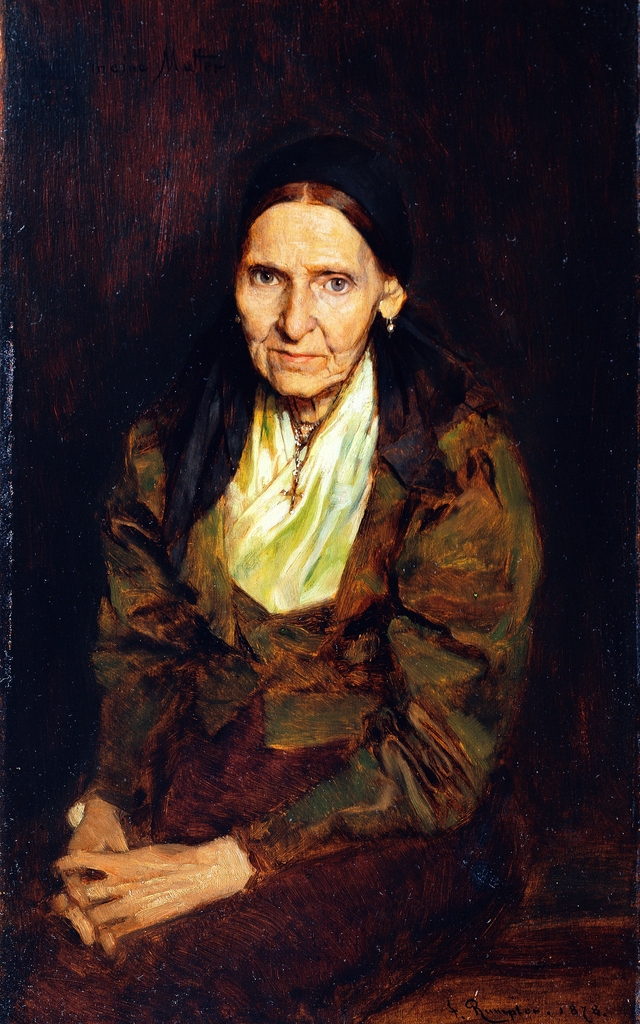 Die Mutter des Künstlers by Franz Rumpler