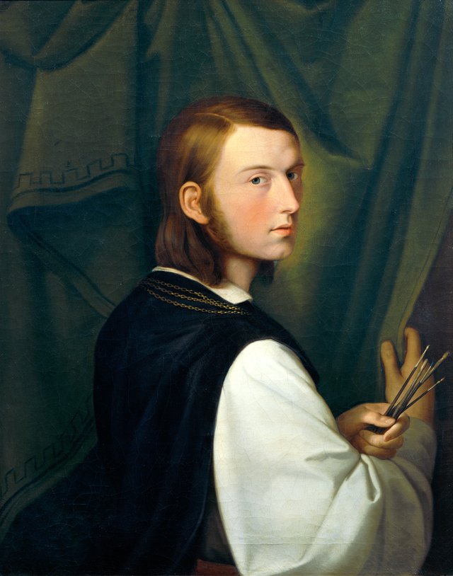 Selbstporträt by Johann Scheffer von Leonhardshoff