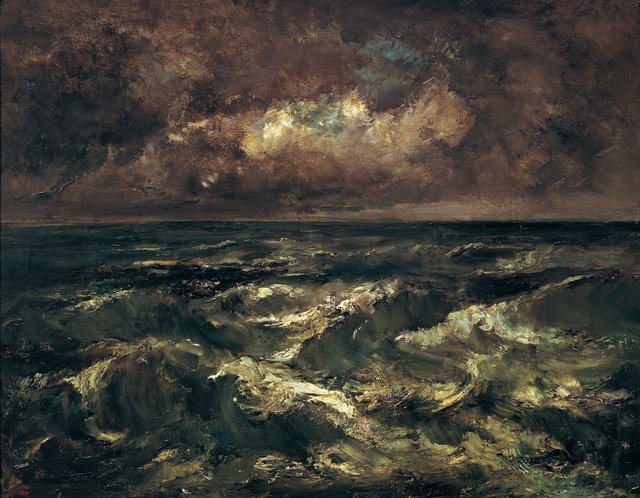Stürmische See (Bewegte See) by Narcisse Virgilio Díaz