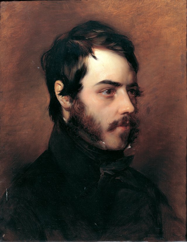 Der Maler Karl von Pausinger by Friedrich von Amerling