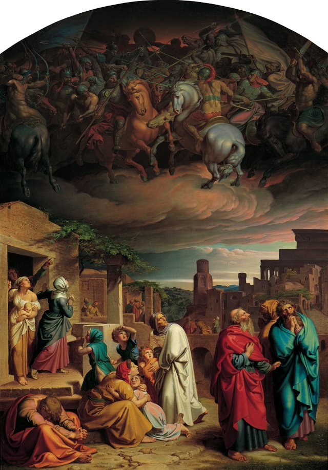 Vision of the Inhabitants of Jerusalem Before the Conquest of the City by Antiochus IV Epiphanes by Joseph von Führich