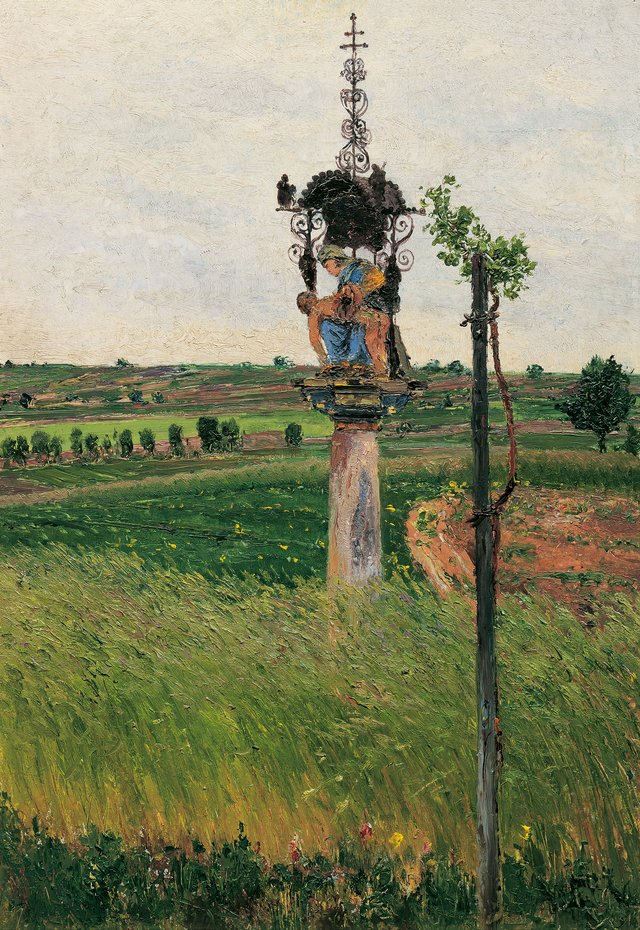 Wayside Shrine, Lundenburg by Theodor von Hörmann