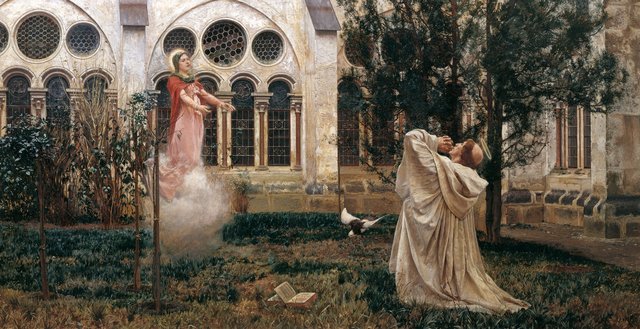 Vision of St Bernard by Wilhelm Bernatzik