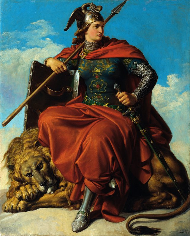 Allegory of Bravery by Karl von Blaas