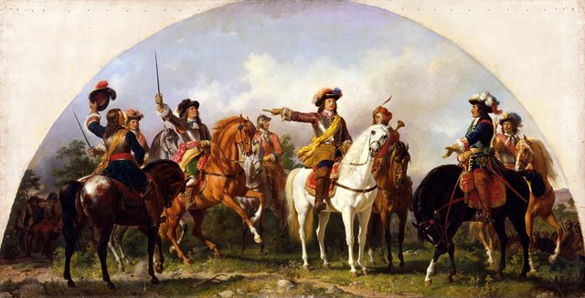 The Battle of St. Gotthard 1664 by Karl von Blaas