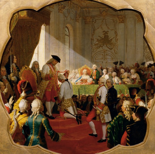 First promotion to the Military Maria Theresa Order in 1758 by Karl von Blaas