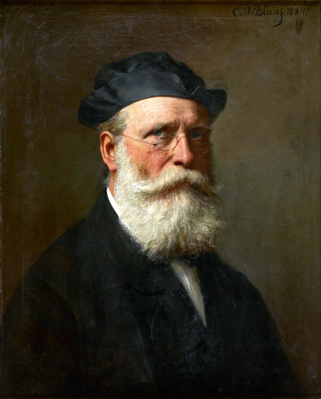 Self-portrait by Karl von Blaas