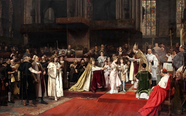 Tu felix Austria nube by Václav Brožík