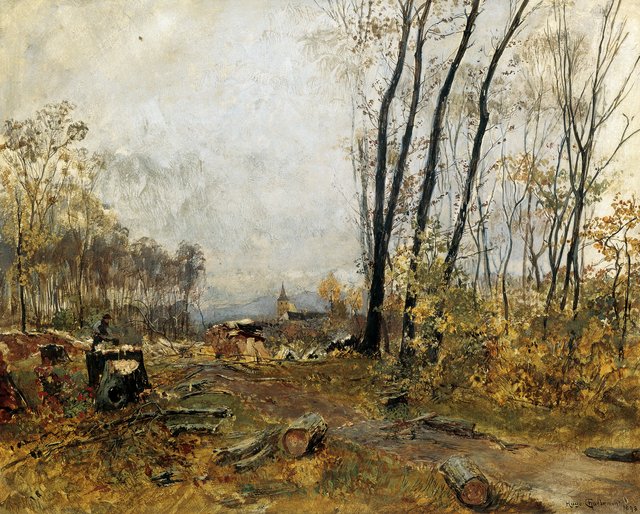 Au bei Klosterneuburg by Hugo Charlemont