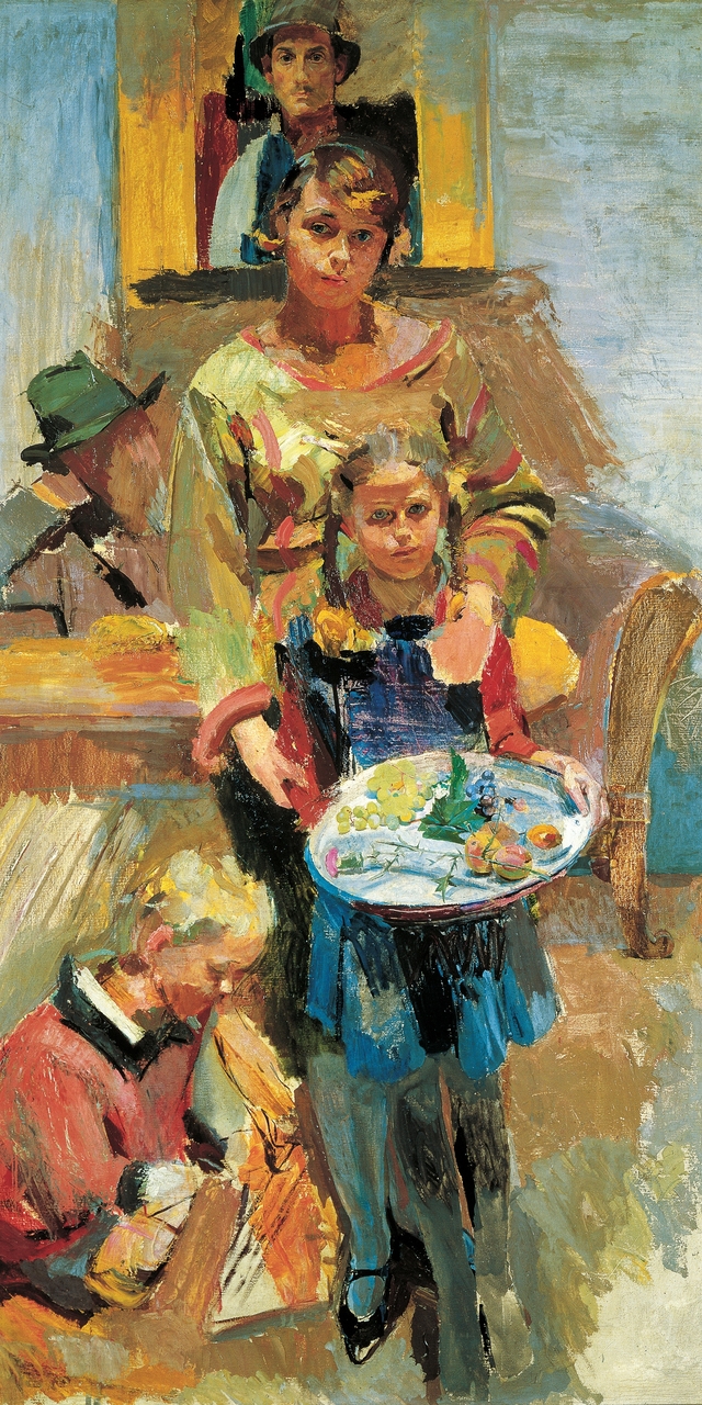 Familienbildnis Isepp by Franz Wiegele