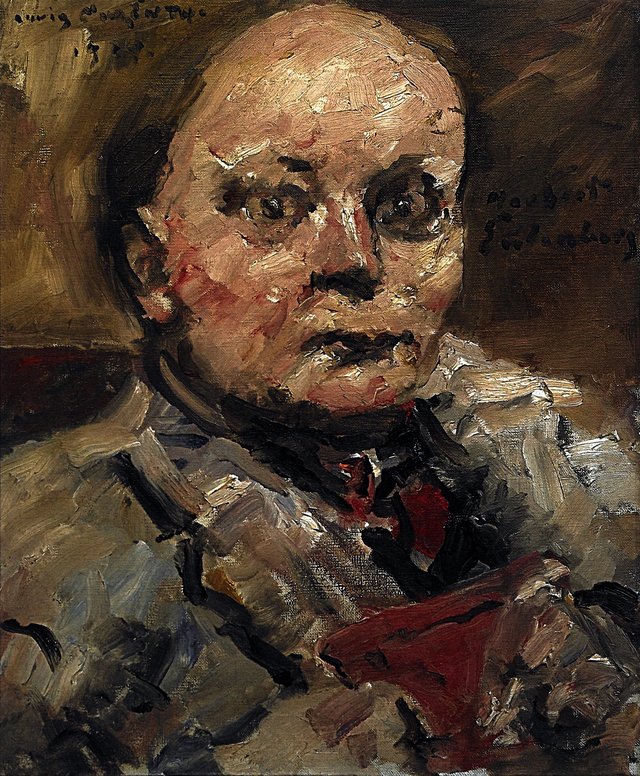 Porträt des Dichters Herbert Eulenberg by Lovis Corinth