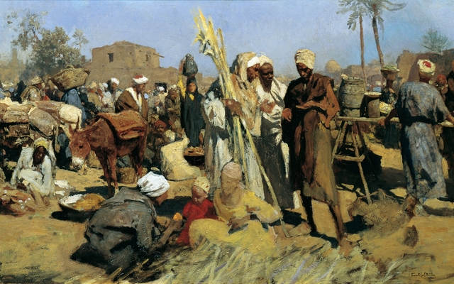 Zuckerrohrmarkt by Leopold Carl Müller