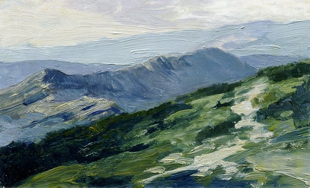 Riesengebirge (aus der Mappe „16 Ansichten tschechischer Landschaften 'Česka Krajiná'“) by Ferdinand František Engelmüller
