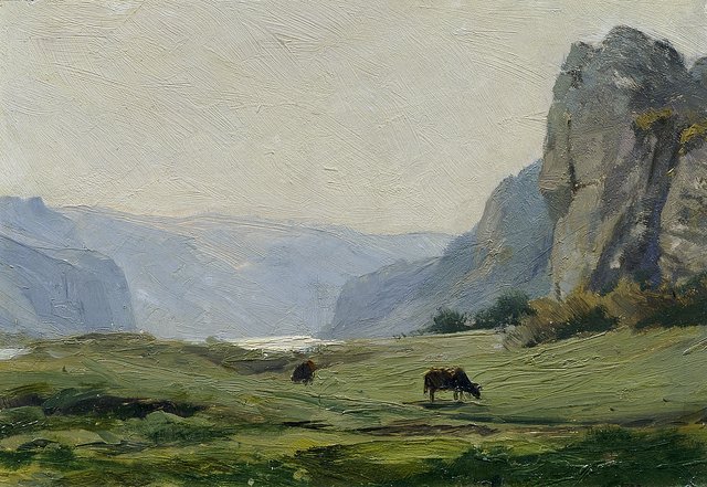 Beraun (aus der Mappe „16 Ansichten tschechischer Landschaften 'Česka Krajiná'“) by Ferdinand František Engelmüller