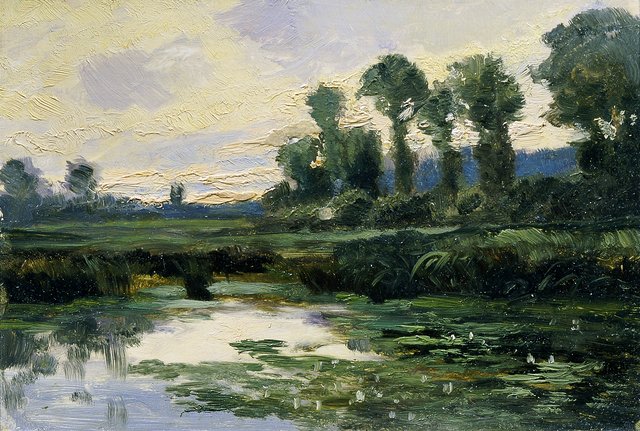 Elbeland (aus der Mappe „16 Ansichten tschechischer Landschaften 'Česka Krajiná'“) by Ferdinand František Engelmüller