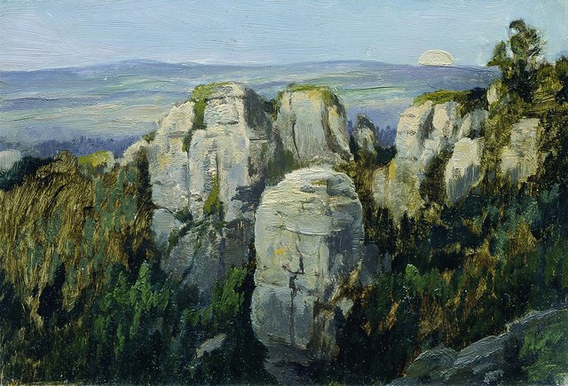 Prachauer Felsen by Ferdinand František Engelmüller