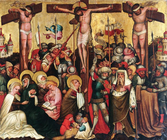The crucifixion by Meister von Laufen
