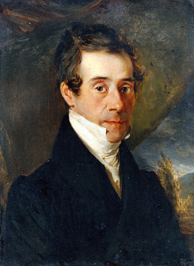 Herrenporträt by Moritz Michael Daffinger