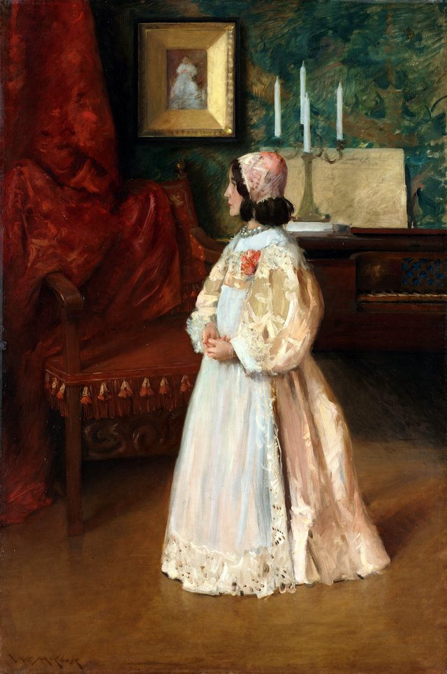 Portrait of My Daughter Alice by William Merritt Chase