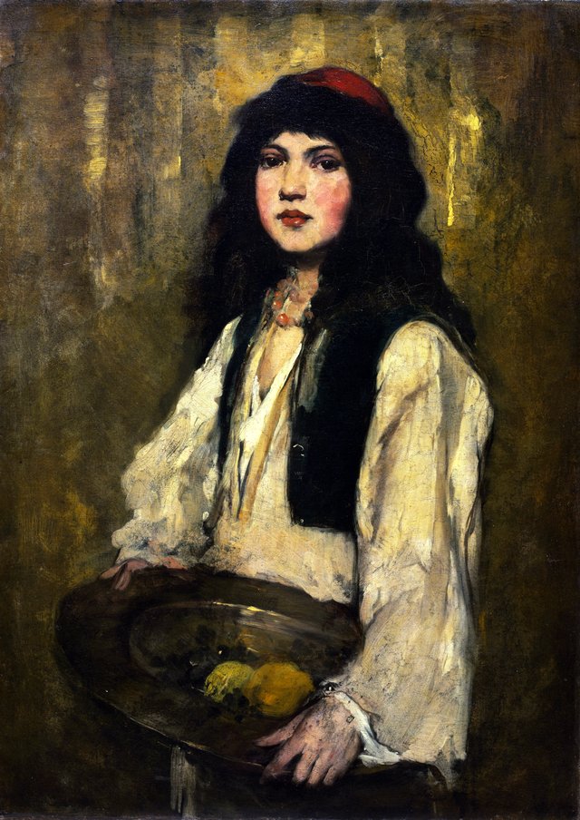 The Venetian Girl by Frank Duveneck