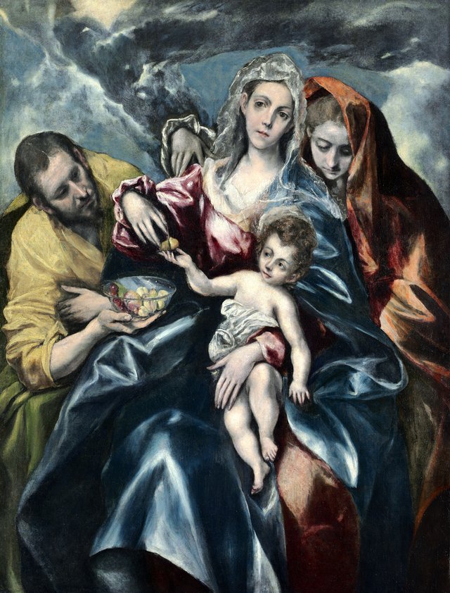 The Holy Family with Mary Magdalen by El Greco