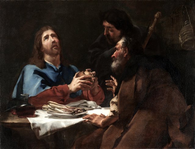 The Supper at Emmaus by Giovanni Battista Piazzetta