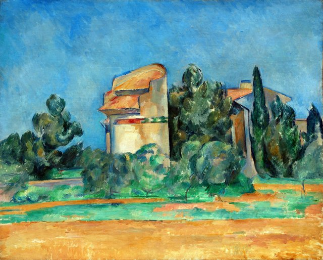 The Pigeon Tower at Bellevue by Paul Cézanne
