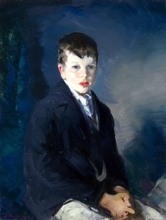 Boy in a Blue Coat by George Bellows