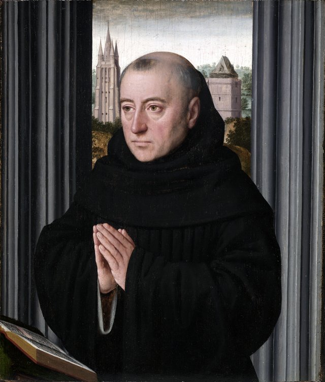 Portrait of a Monk by Gerard David