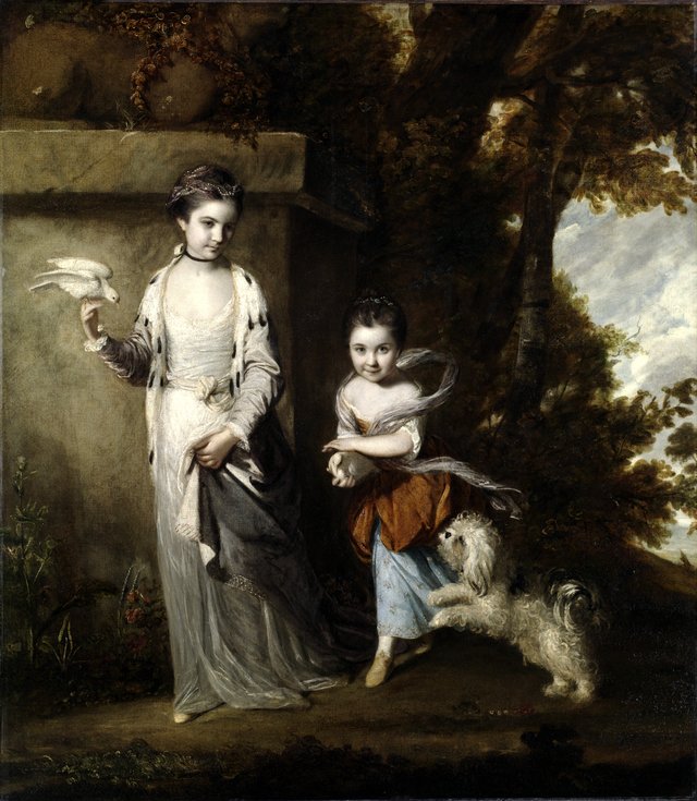 Portrait of the Ladies Amabel and Mary Jemima Yorke by Joshua Reynolds