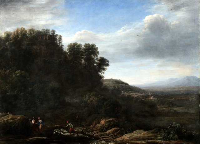 Italian Landscape by Claude Lorrain