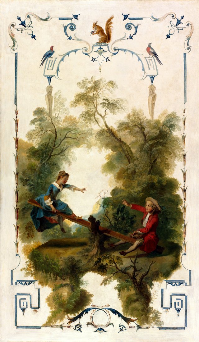 The See-Saw by Nicolas Lancret