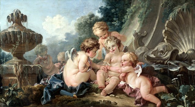 Cupids in Conspiracy by François Boucher