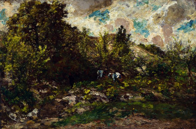 Autumn by Adolphe Joseph Thomas Monticelli